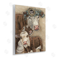Sara G. Designs | Cow & Calf with Bird Nest