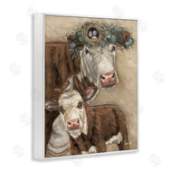Sara G. Designs | Cow & Calf with Bird Nest