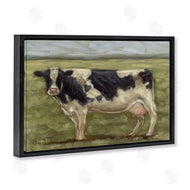 Sara G. Designs | Painterly Cow on Farm