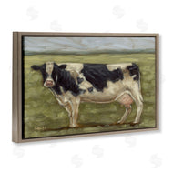 Sara G. Designs | Painterly Cow on Farm