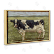 Sara G. Designs | Painterly Cow on Farm