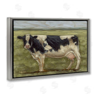 Sara G. Designs | Painterly Cow on Farm