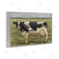 Sara G. Designs | Painterly Cow on Farm