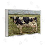 Sara G. Designs | Painterly Cow on Farm