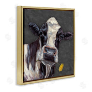Sara G. Designs | Cow with Yellow Daisy