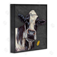 Sara G. Designs | Cow with Yellow Daisy