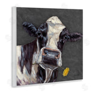 Sara G. Designs | Cow with Yellow Daisy