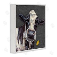 Sara G. Designs | Cow with Yellow Daisy