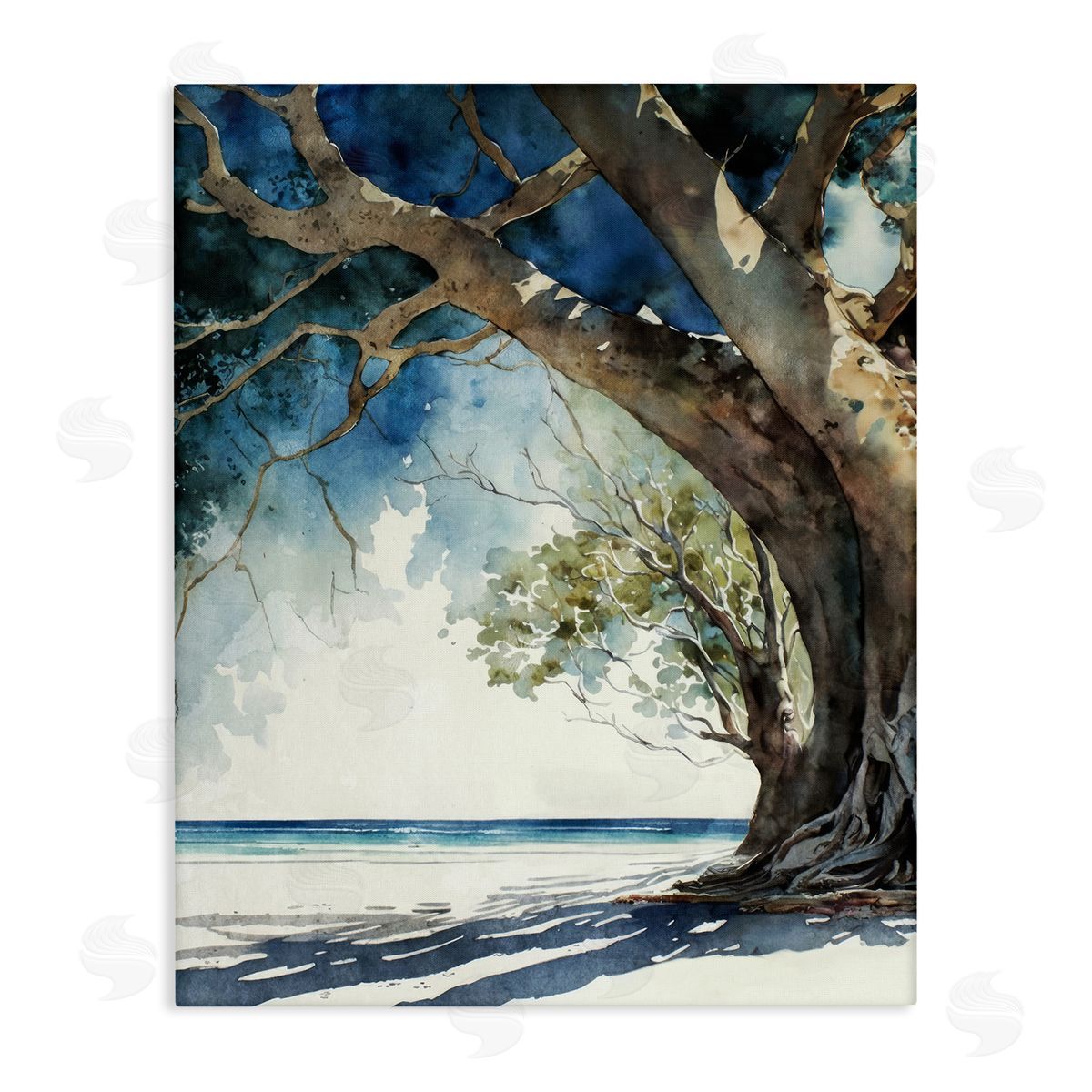 Looming Tree on Coast Canvas Wall Art, Home Decor by Svetlana Aleynikova