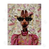 Svetlana Aleynikova | Fancy Giraffe on Florals
