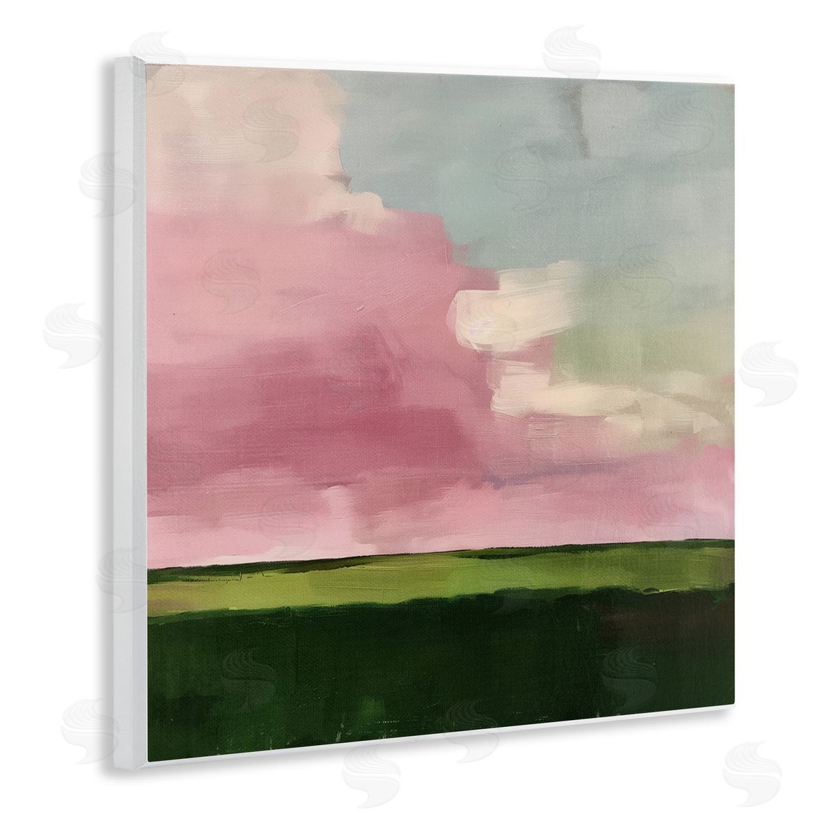 Pink Clouds Sunrise Wood Plaque Wall Art, Home Decor by Svetlana Aleynikova