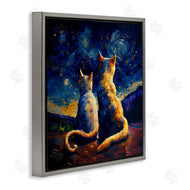 Svetlana Aleynikova | Swirled Night Sky Cats