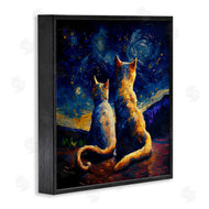 Svetlana Aleynikova | Swirled Night Sky Cats