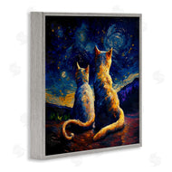 Svetlana Aleynikova | Swirled Night Sky Cats