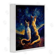 Svetlana Aleynikova | Swirled Night Sky Cats