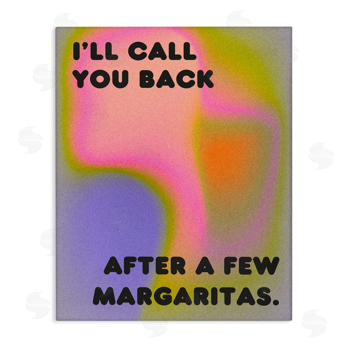 Call You Back Phrase Canvas Wall Art, Home Decor by House of Lulu