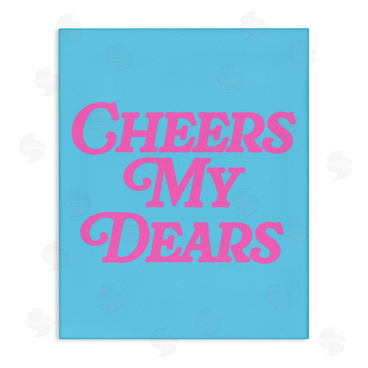 Cheers My Dears Canvas Wall Art, Home Decor by House of Lulu