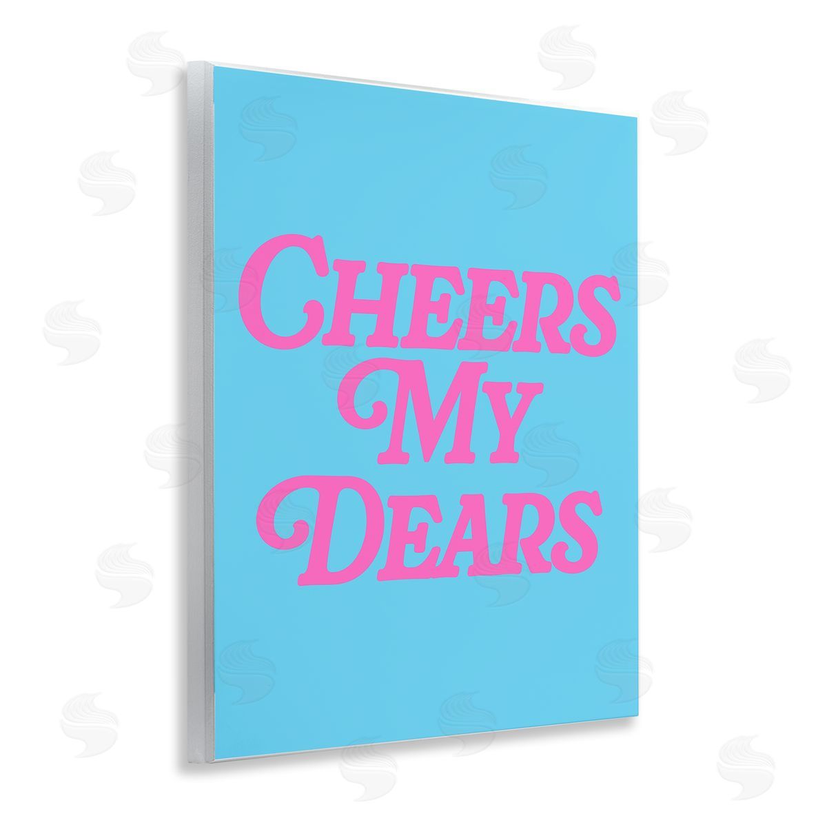 Cheers My Dears Wood Plaque Wall Art, Home Decor by House of Lulu