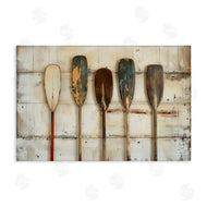 Arlington Prints | Rustic Oar Lineup