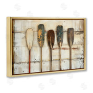Arlington Prints | Rustic Oar Lineup