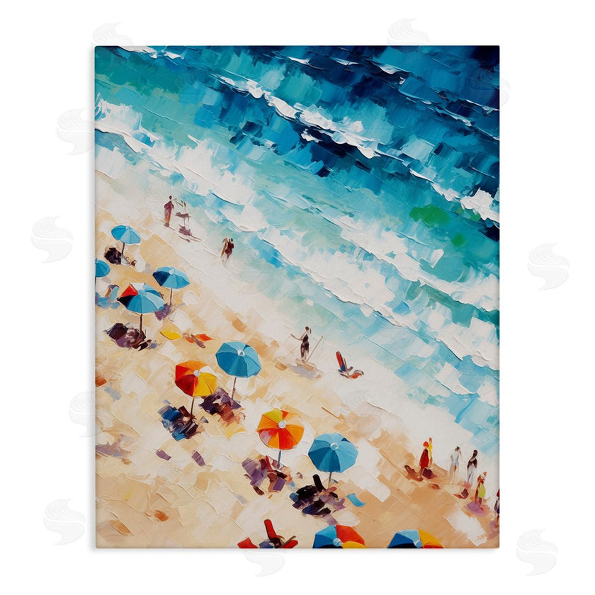 Arlington Prints | Bold Beachgoers Hues