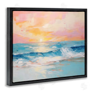 Arlington Prints | Beach Waves Bright Sunset