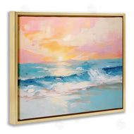 Arlington Prints | Beach Waves Bright Sunset