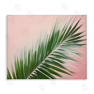 Arlington Prints | Wispy Palm Leaf on Pink