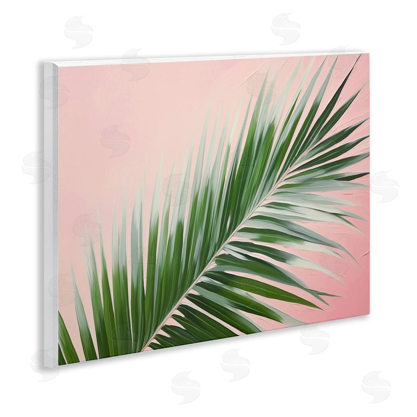 Arlington Prints | Wispy Palm Leaf on Pink