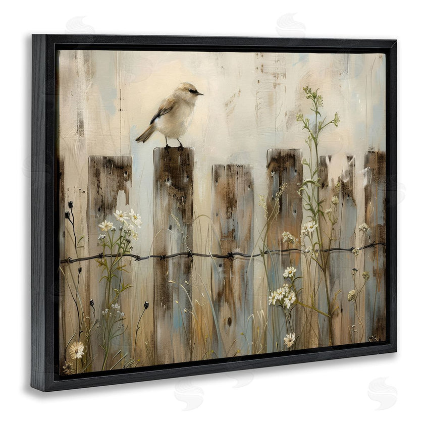 Arlington Prints | Fence Perched Country Bird