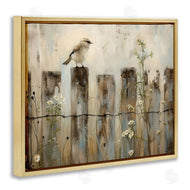 Arlington Prints | Fence Perched Country Bird