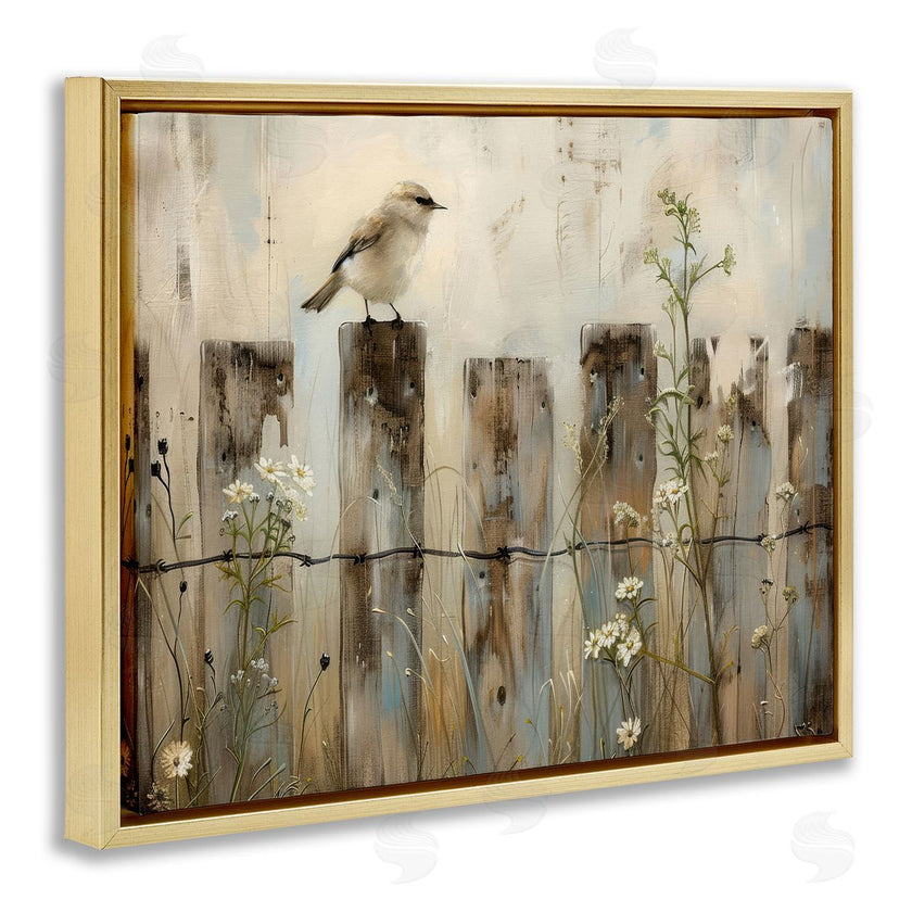 Arlington Prints | Fence Perched Country Bird