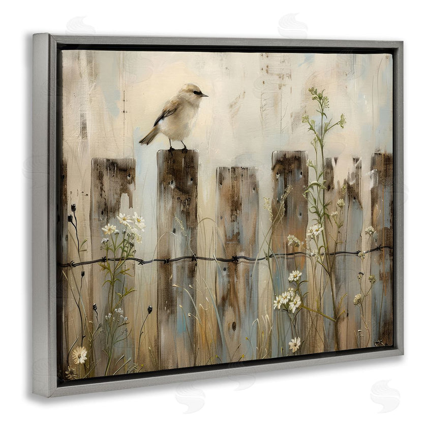 Arlington Prints | Fence Perched Country Bird
