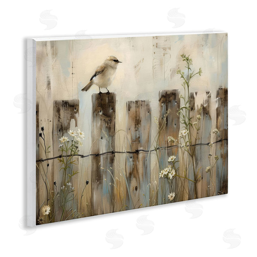 Arlington Prints | Fence Perched Country Bird