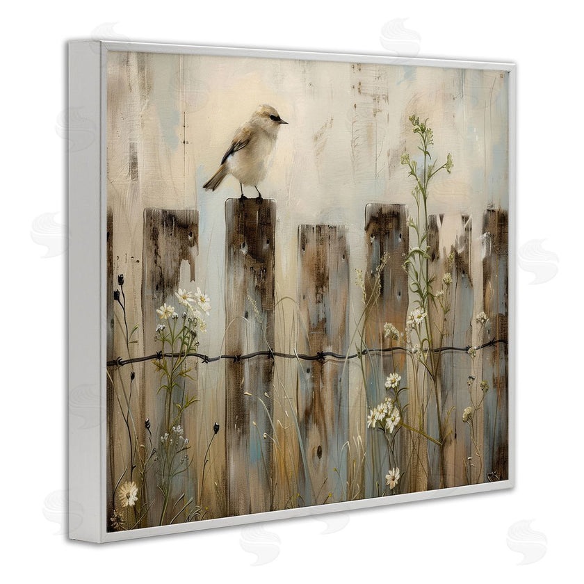 Arlington Prints | Fence Perched Country Bird