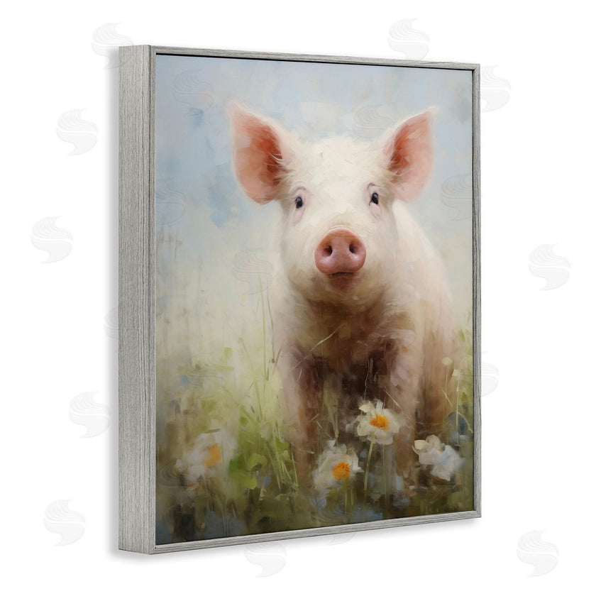 Arlington Prints | Spring Garden Piggy