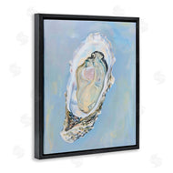 Arlington Prints | Detailed Oyster on Blue