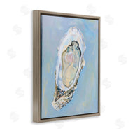 Arlington Prints | Detailed Oyster on Blue