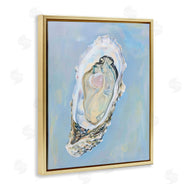 Arlington Prints | Detailed Oyster on Blue