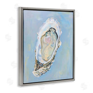 Arlington Prints | Detailed Oyster on Blue