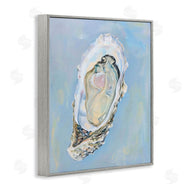 Arlington Prints | Detailed Oyster on Blue