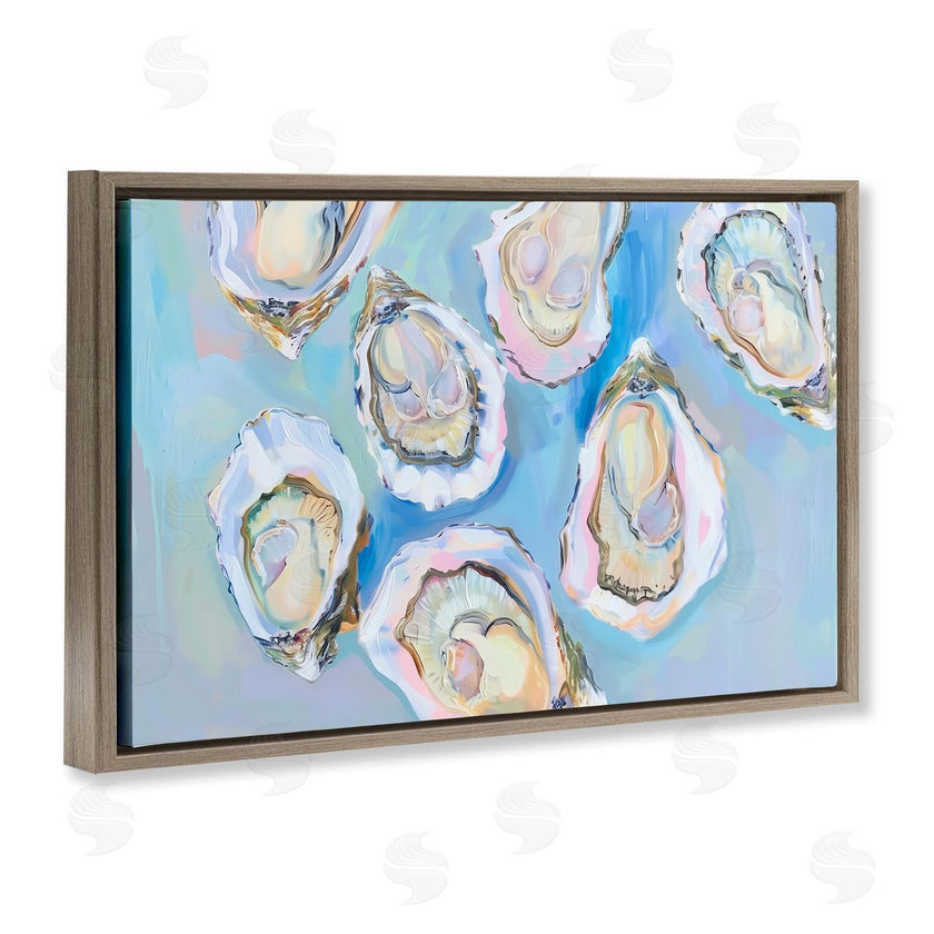 Arlington Prints | Pastel Oysters on Blue