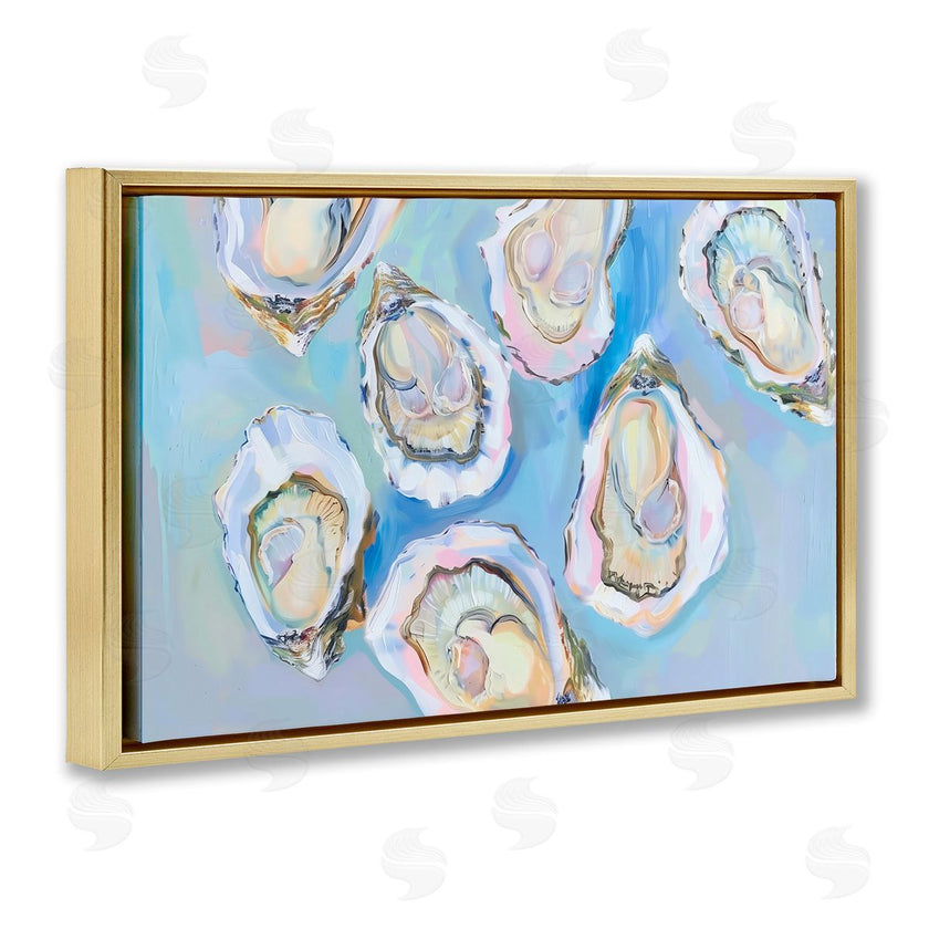 Arlington Prints | Pastel Oysters on Blue