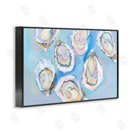 Arlington Prints | Pastel Oysters on Blue