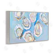Arlington Prints | Pastel Oysters on Blue