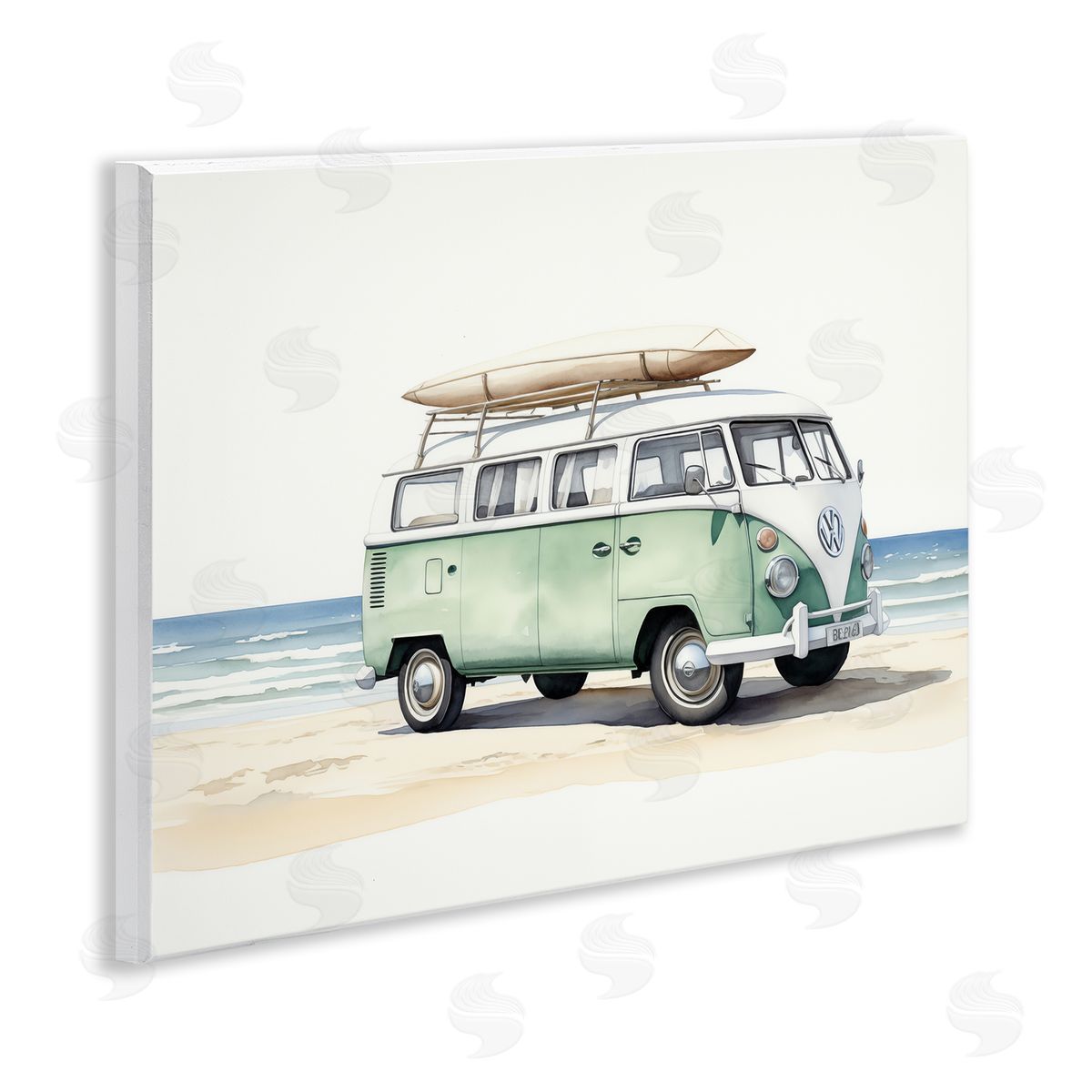 Tropical Summertime Ride Wood Plaque Wall Art, Home Decor by Arlington Prints