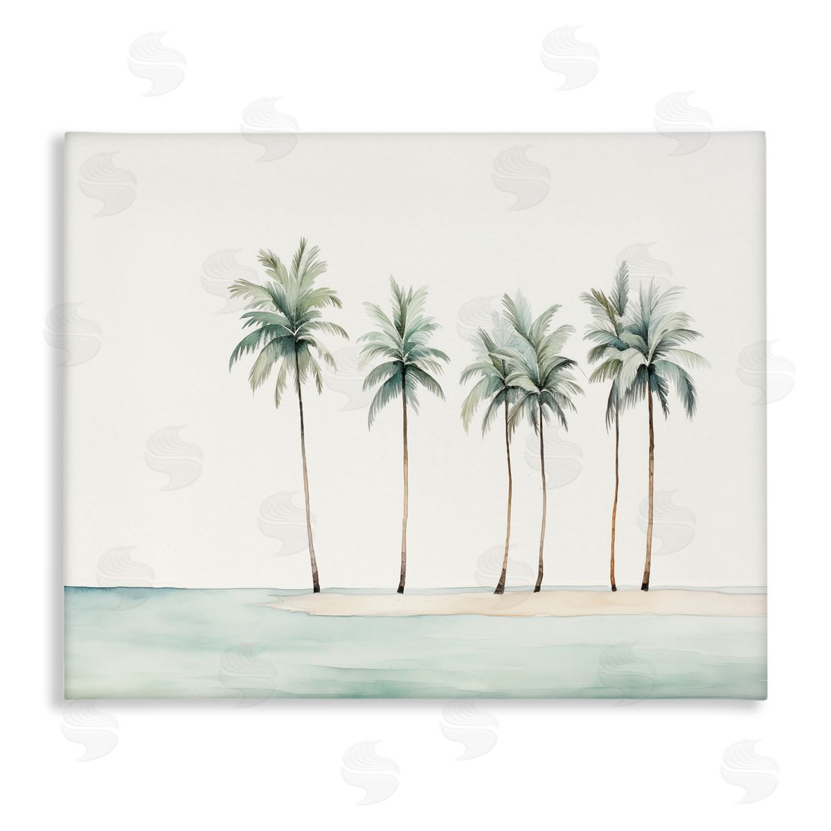 Summer Palms in a Line Canvas Wall Art, Home Decor by Arlington Prints