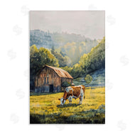 Franklyn Gregory | Brown Spotted Cow Grazing