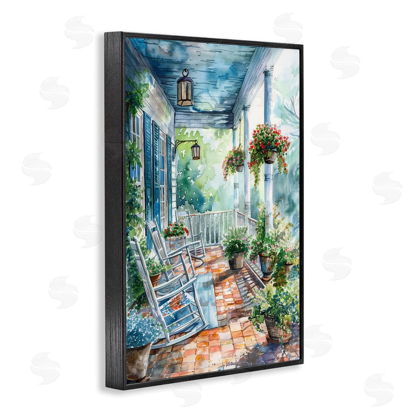 Franklyn Gregory | Potted Geraniums Porch