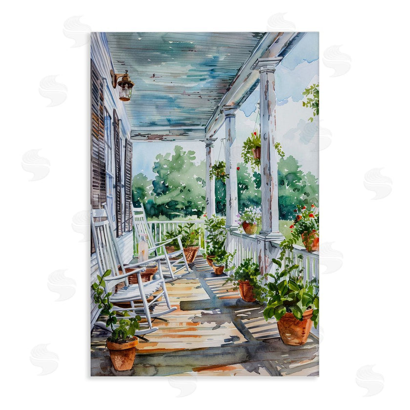 Franklyn Gregory | Summer Plant Filled Porch